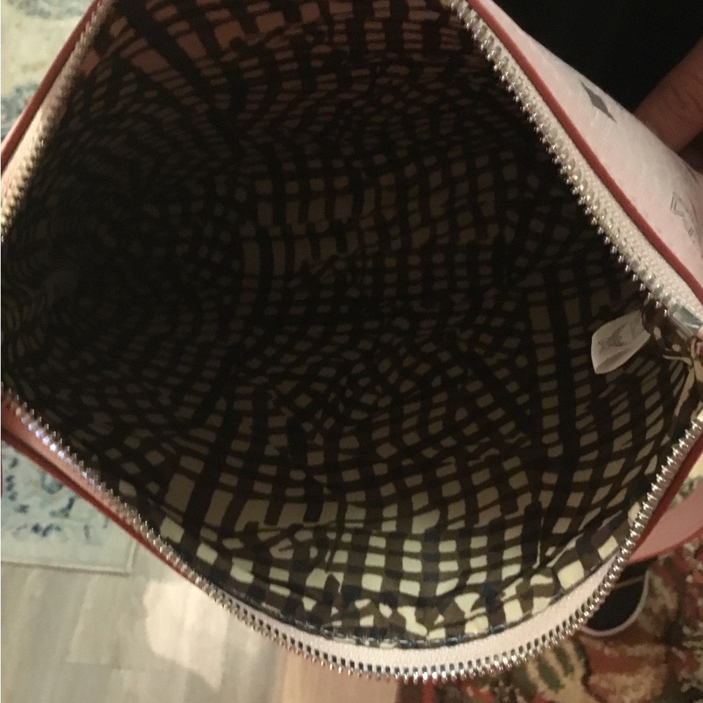 MCM Pink Visetos Monogram Tote Bag - Picture 11 of 15